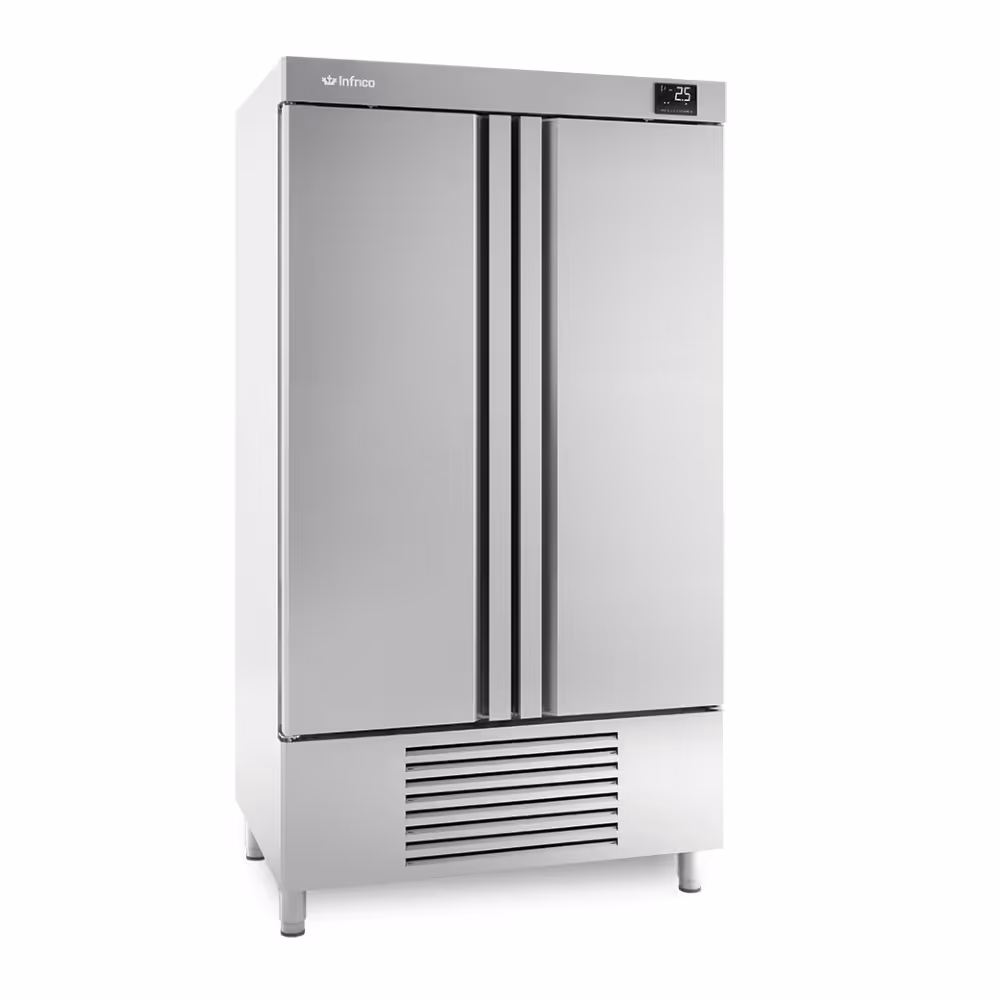 Infrico Pastry Slimline Freezer Upright Solid Double Door