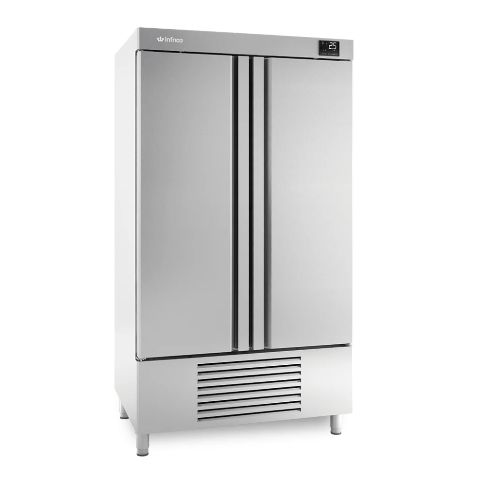 Infrico Pastry Slimline Freezer Upright Solid Double Door