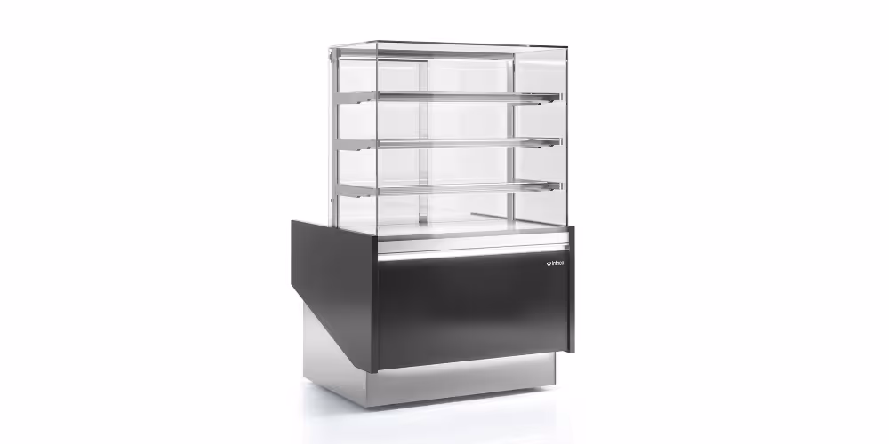 Infrico Lyon Neutral Serve Over Counter Straight Glass