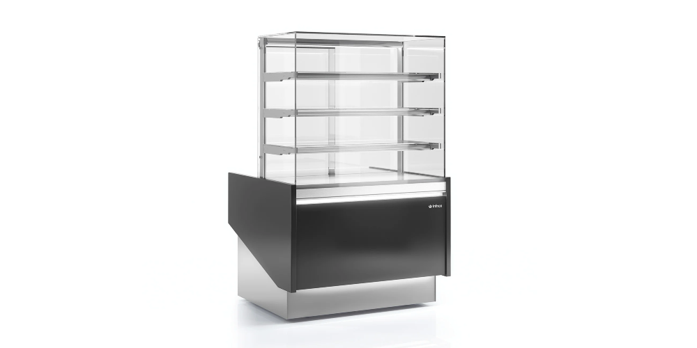 Infrico Lyon Neutral Serve Over Counter Straight Glass