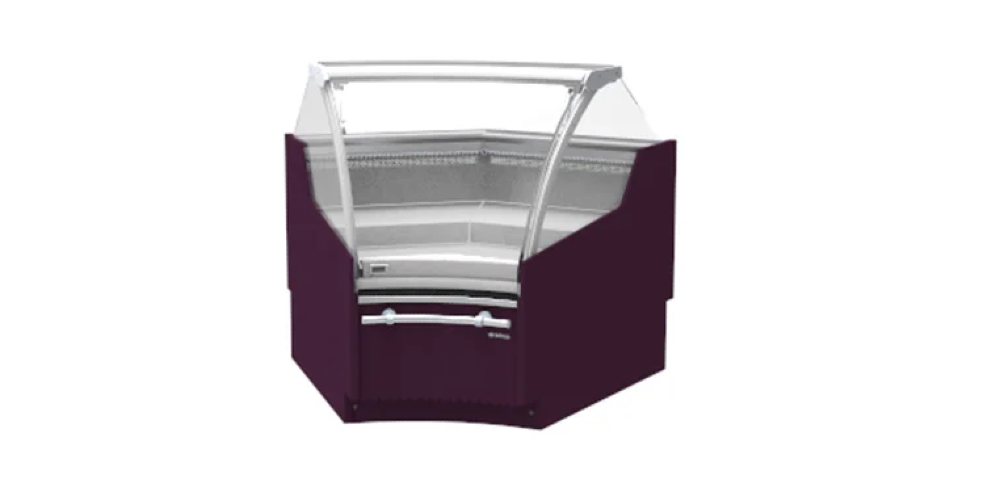 Infrico Vex Experience Serve Over Counter Liftable Front Straight Glass Corner Units Plug In