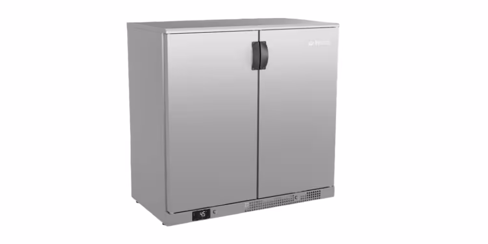 Infrico ERV-PP-II Refrigerated Back Bar Stainless Steel with Hinged Solid Doors
