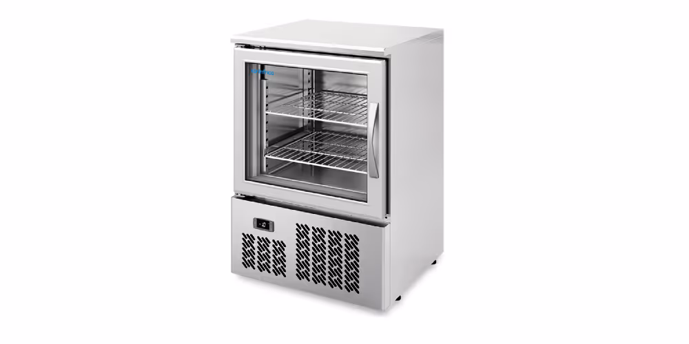 Infrico ESC-50-CR Glass Froster Countertop with Glass Door