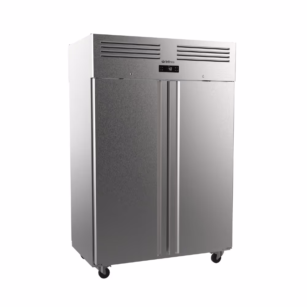 Infrico AGB 1402 Pass Through Fridge Upright Solid 4 Door