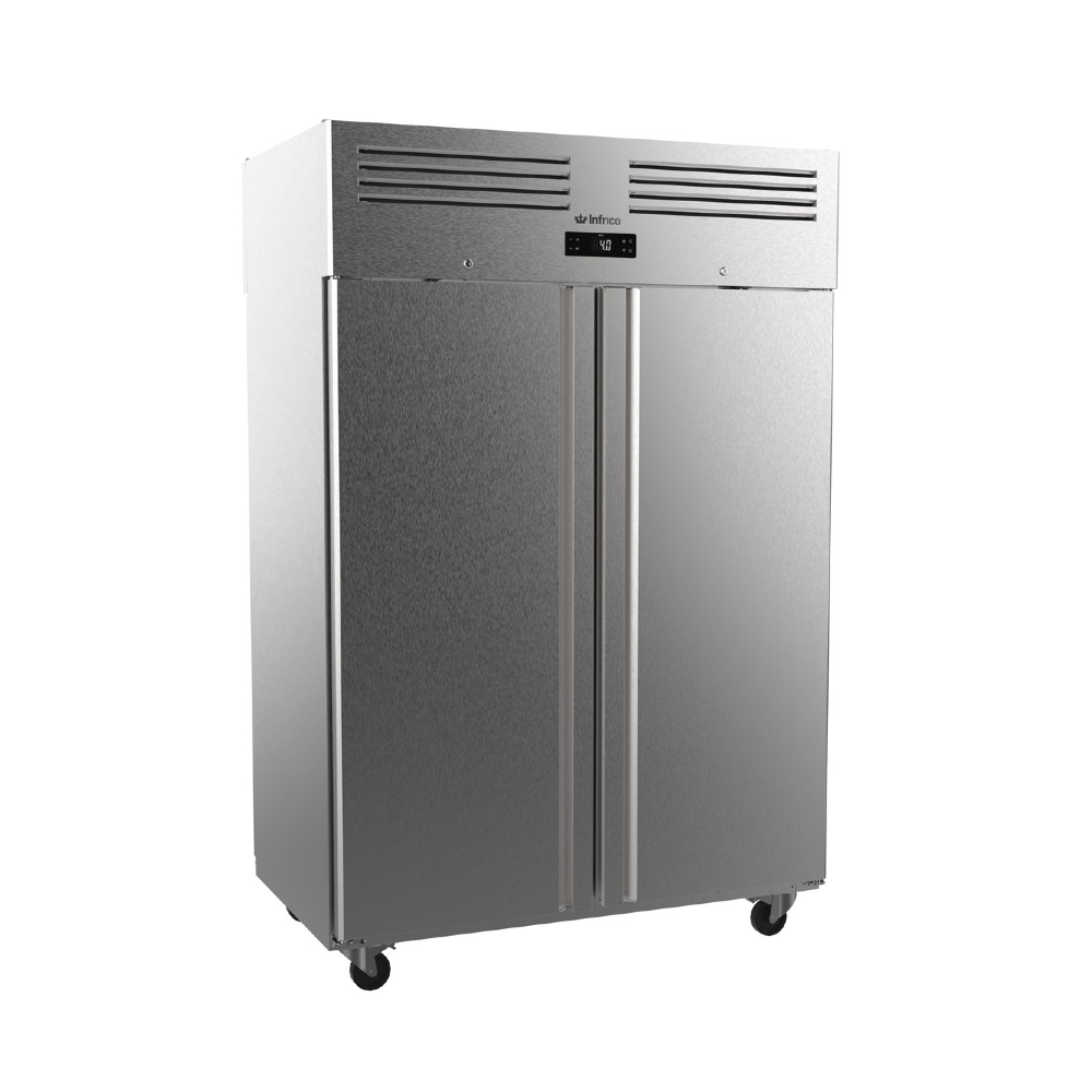 Infrico AGB 1402 Pass Through Fridge Upright Solid 4 Door