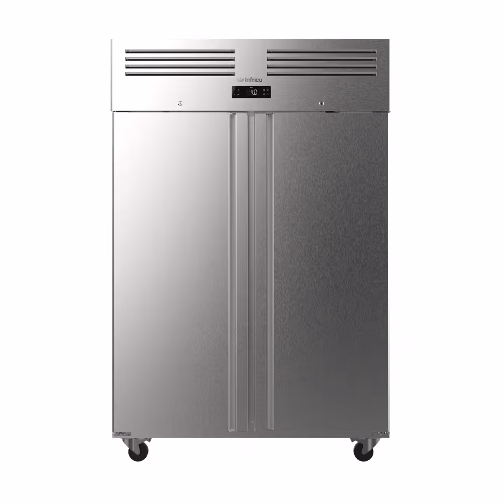 Infrico AGB 1402 Pass Through Fridge Upright Solid 4 Door