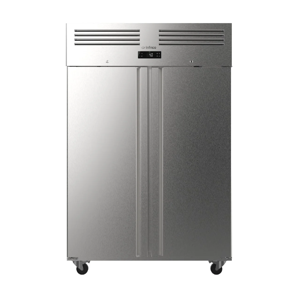 Infrico AGB 1402 Pass Through Fridge Upright Solid 4 Door