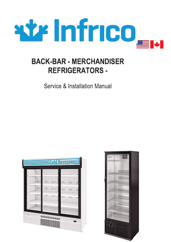 Infrico Back Bar Refrigeration Coolers