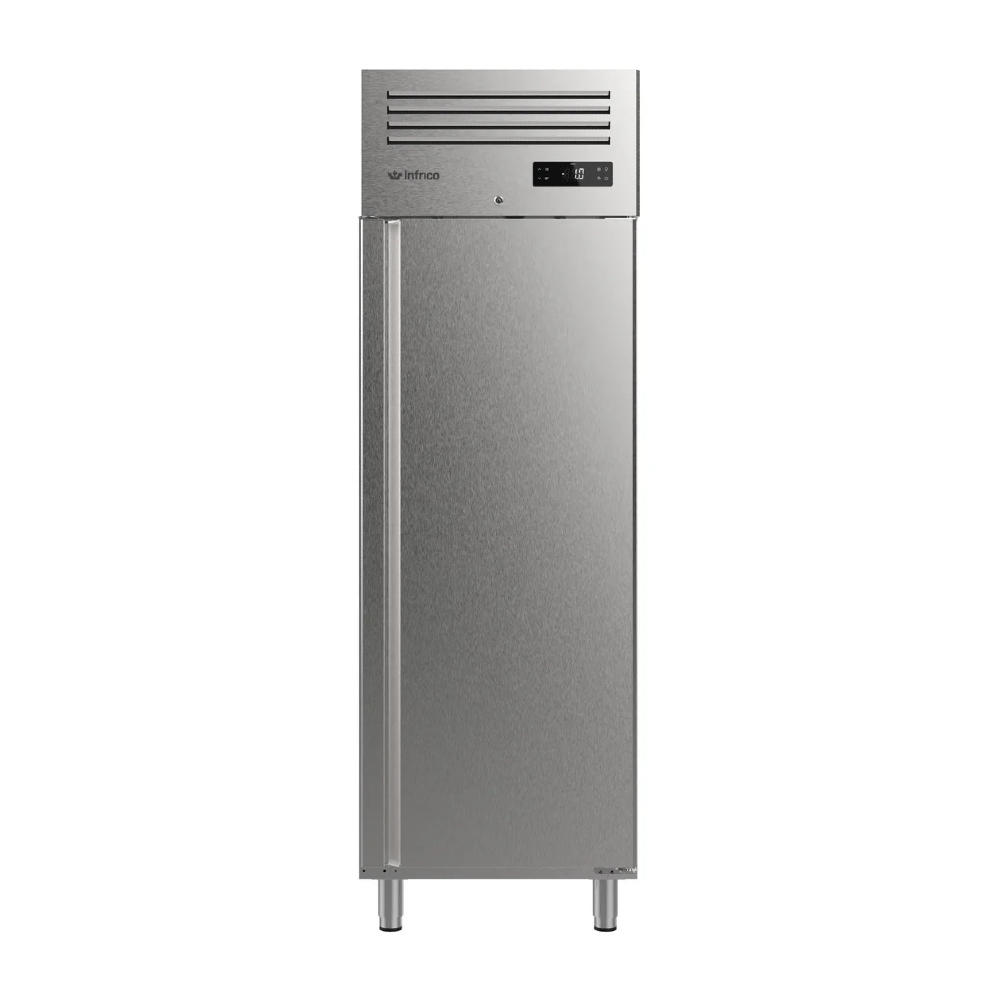 Infrico AGB701 Fish Slimline Fridge Upright Solid Single Door