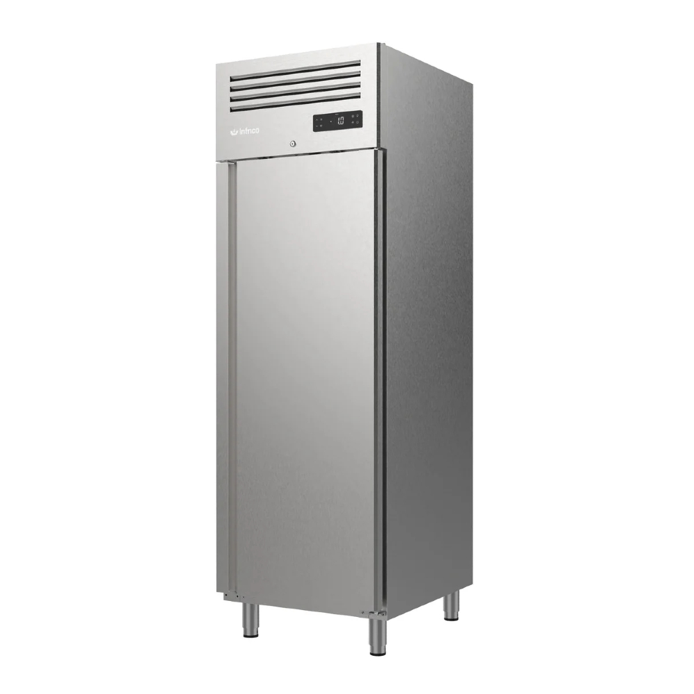 Infrico AGB701 Fish Slimline Fridge Upright Solid Single Door