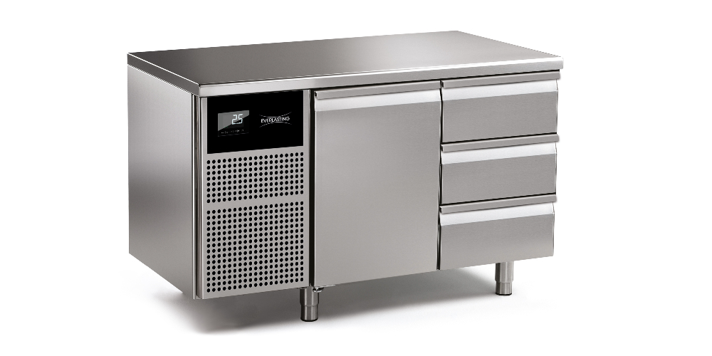 Everlasting PROFESSIONAL Fridge 70-85 Under Counter 2 Section with Drawers
