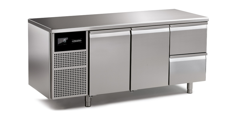 Everlasting PROFESSIONAL 70-90 Under Counter Fridge 3 Section with Drawers