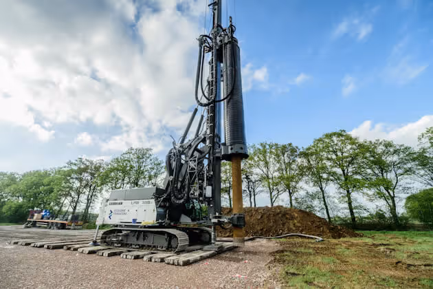 De eerste voorbereidingswerken voor het Storm-windpark in Zoersel zijn volop aan de gang.