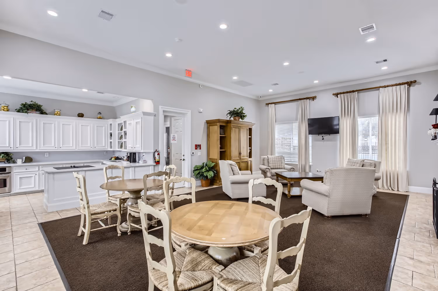 clubhouse interior dining area view 1