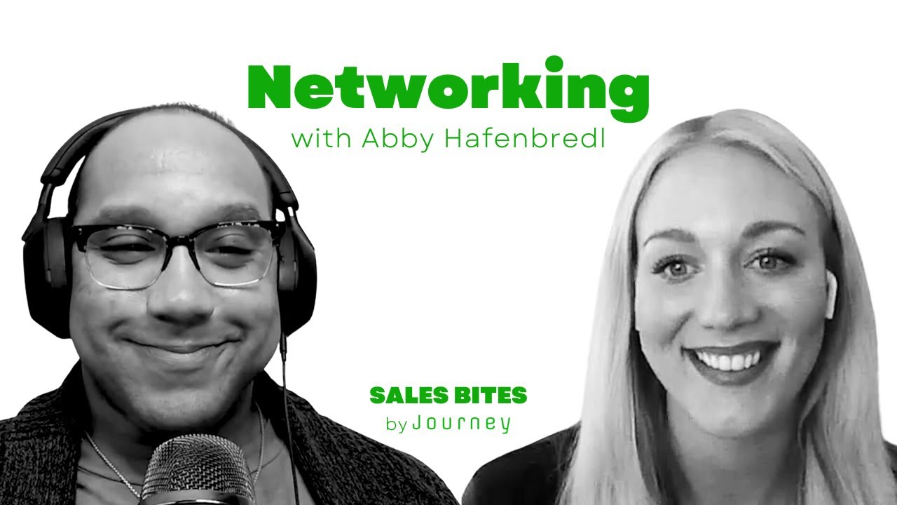 Abby Hafenbredl shares freight sales networking strategies at conferences on The Journey Podcast Episode 6