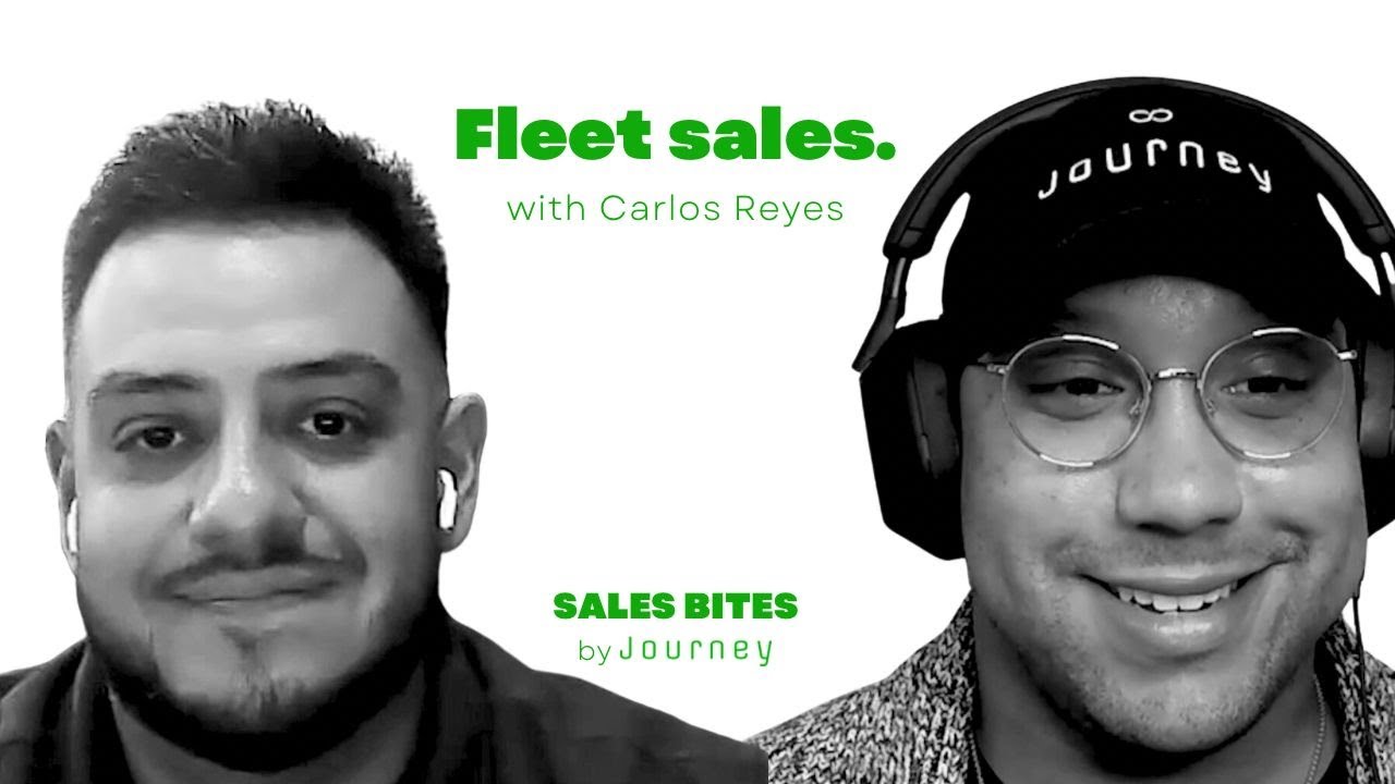 Carlos Reyes explains fleet sales strategy and large carrier development on The Journey Podcast Episode 15