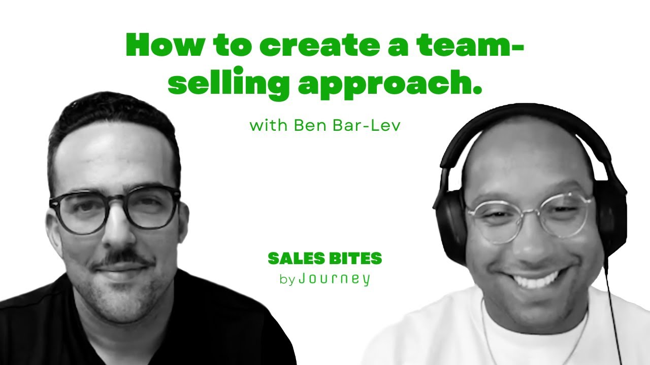 Ben Bar-Lev explains team selling strategy in freight brokerage on The Journey Podcast Episode 25