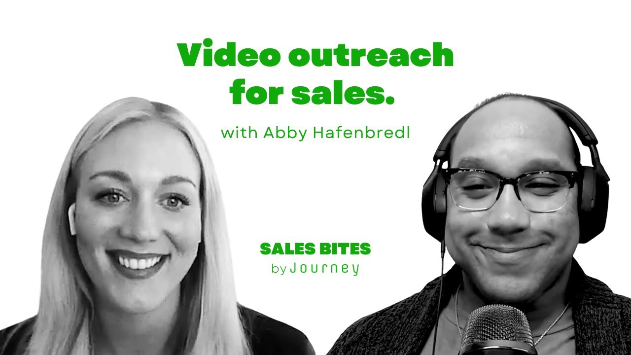 Abby Hafenbredl explains video outreach strategy for freight sales on The Journey Podcast Episode 28
