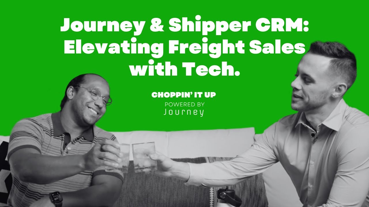 Krystian Gebis of ShipperCRM and FreightCaviar discusses freight sales technology and the Journey partnership on The Journey Podcast Episode 30