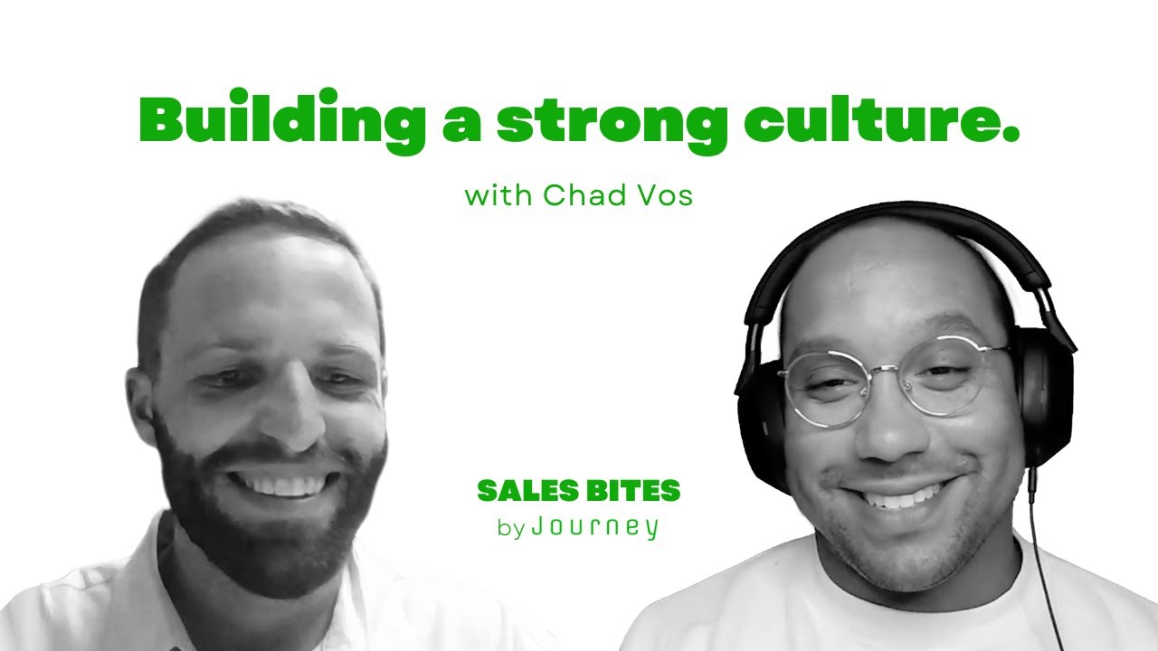 Chad Vos discusses freight sales culture and building high-performance brokerage teams on The Journey Podcast Episode 37