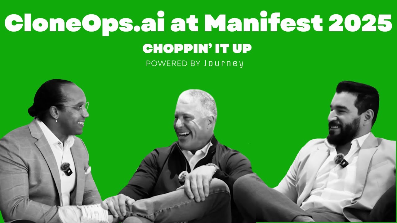David Bell of CloneOps.ai and Alfonso Quijano of Lean Solutions Group discuss AI in logistics at Manifest 2025 on The Journey Podcast Episode 44
