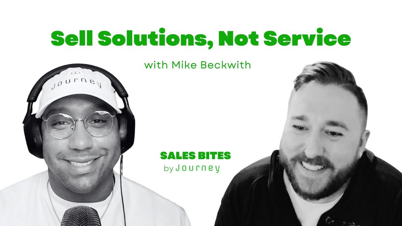 Mike Beckwith of FreightPlus discusses consultative selling and solution-based freight sales on The Journey Podcast Episode 49
