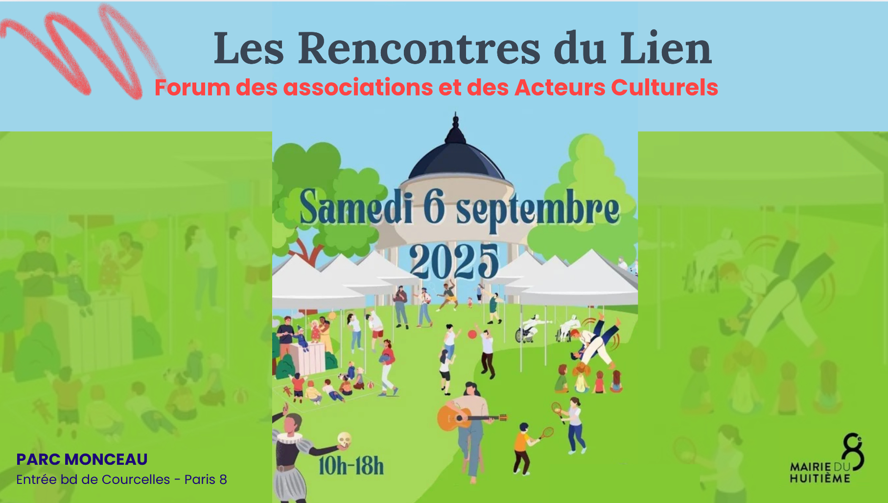 Forum des associations et des acteurs culturels - Mairie du 8e