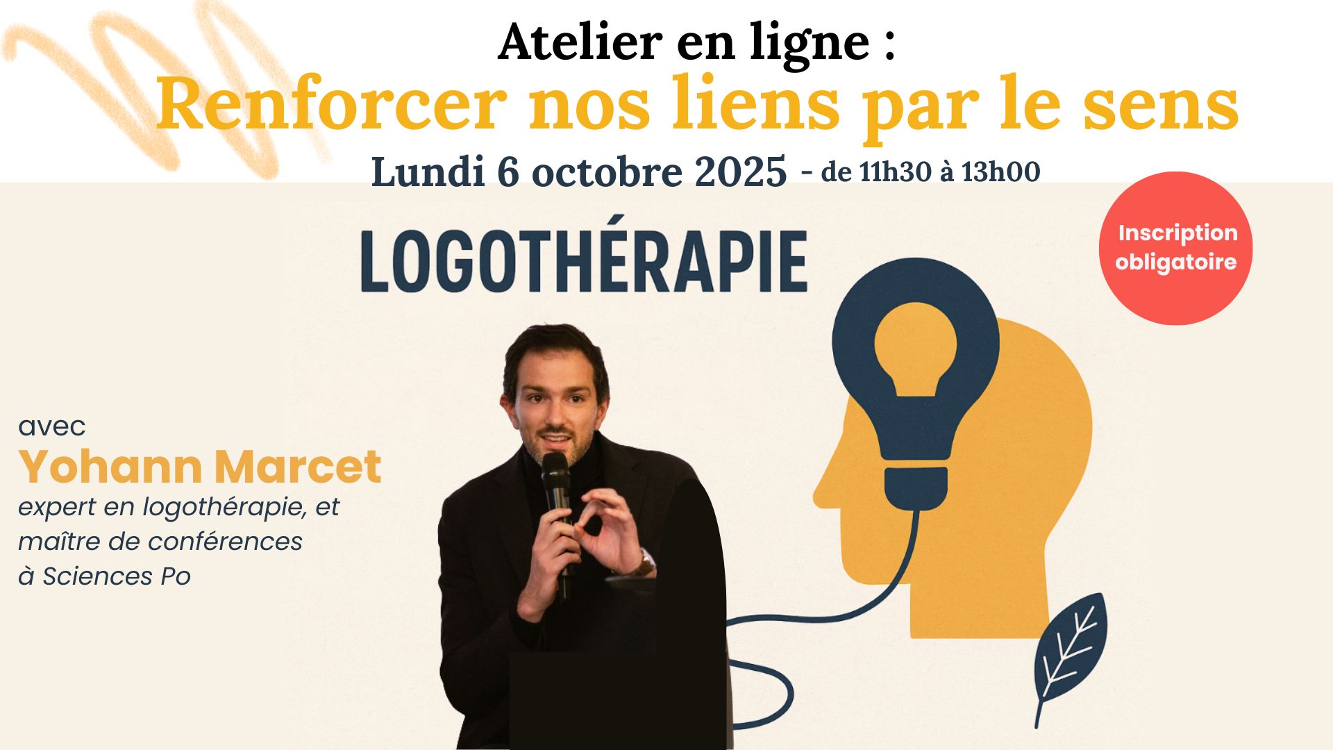 Atelier en ligne – Renforcer nos liens par le sens