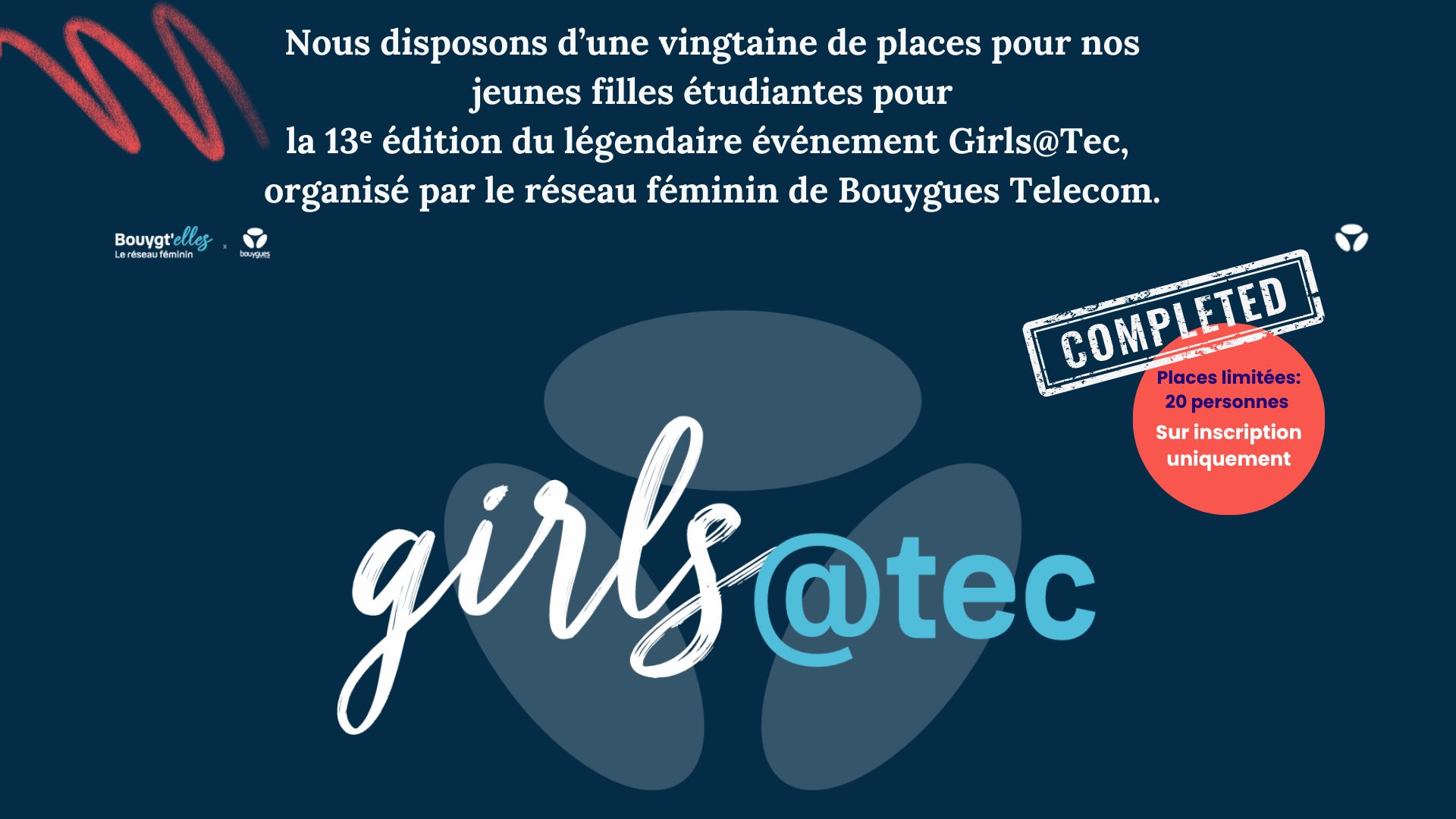 Girls@Tec 2025 : découvre les métiers de la Tech et les stages Bouygues.