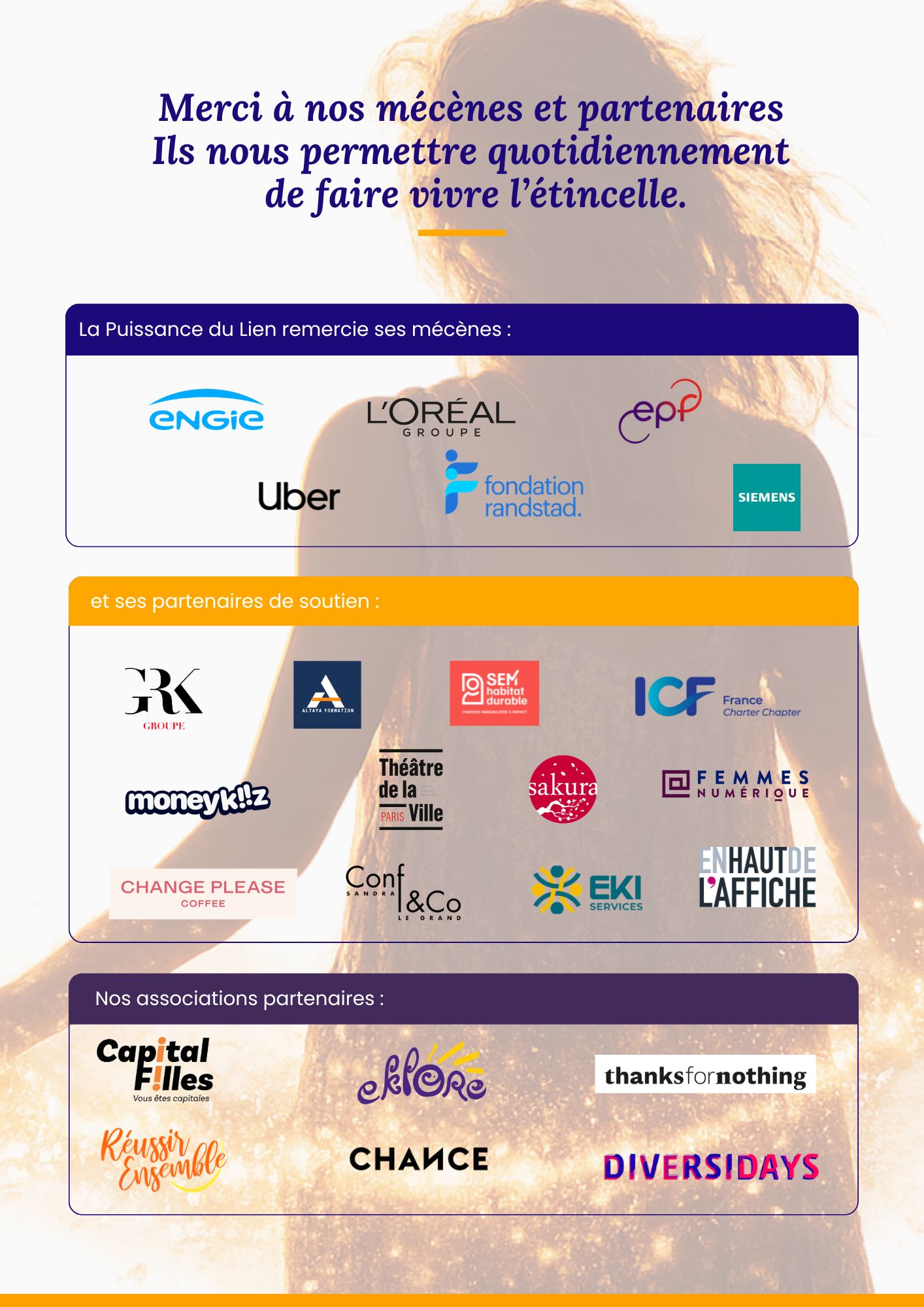 Sponsors et Partenaires du 6 mars 2026