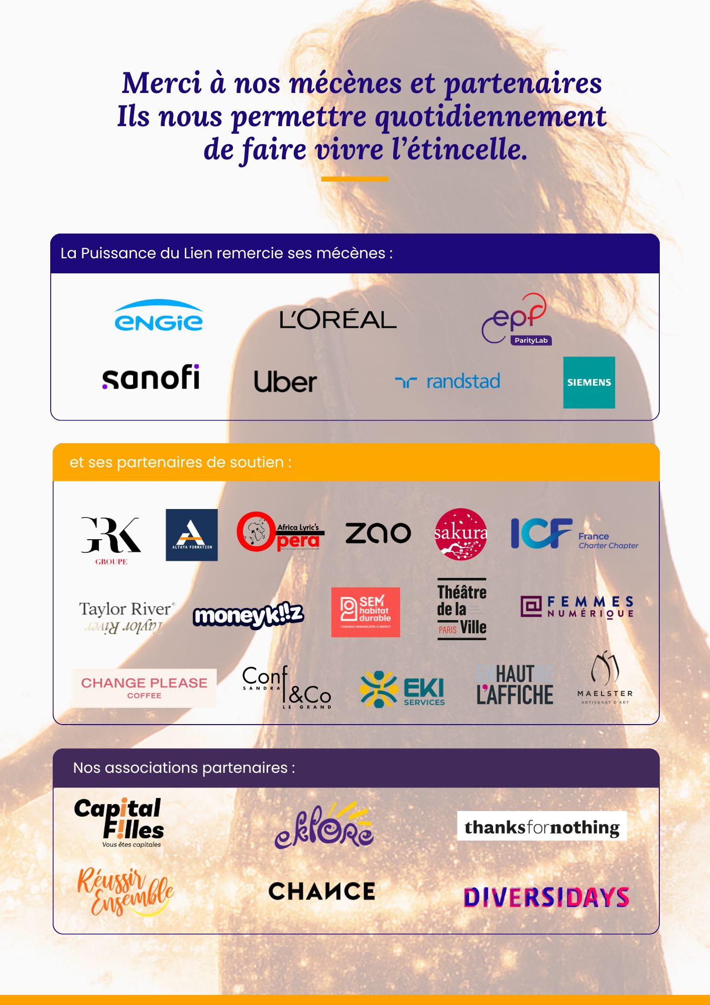 Sponsors et Partenaires du 6 mars 2026