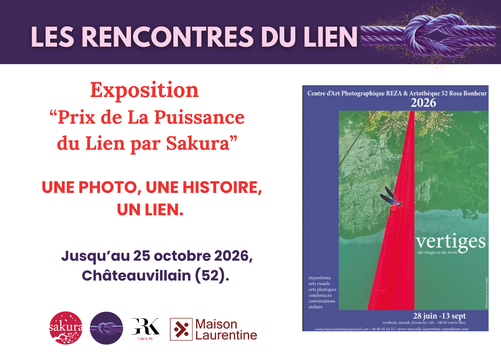 Exposition| Le « Prix de la Puissance du Lien par Sakura » s’expose au Centre d’Art Photographique REZA.