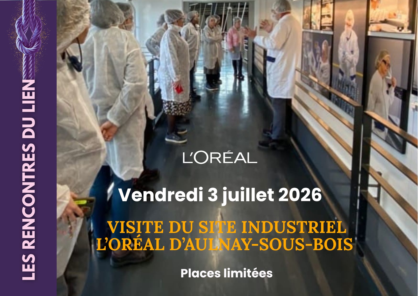Visite du site industriel L’Oréal d’Aulnay-sous-Bois