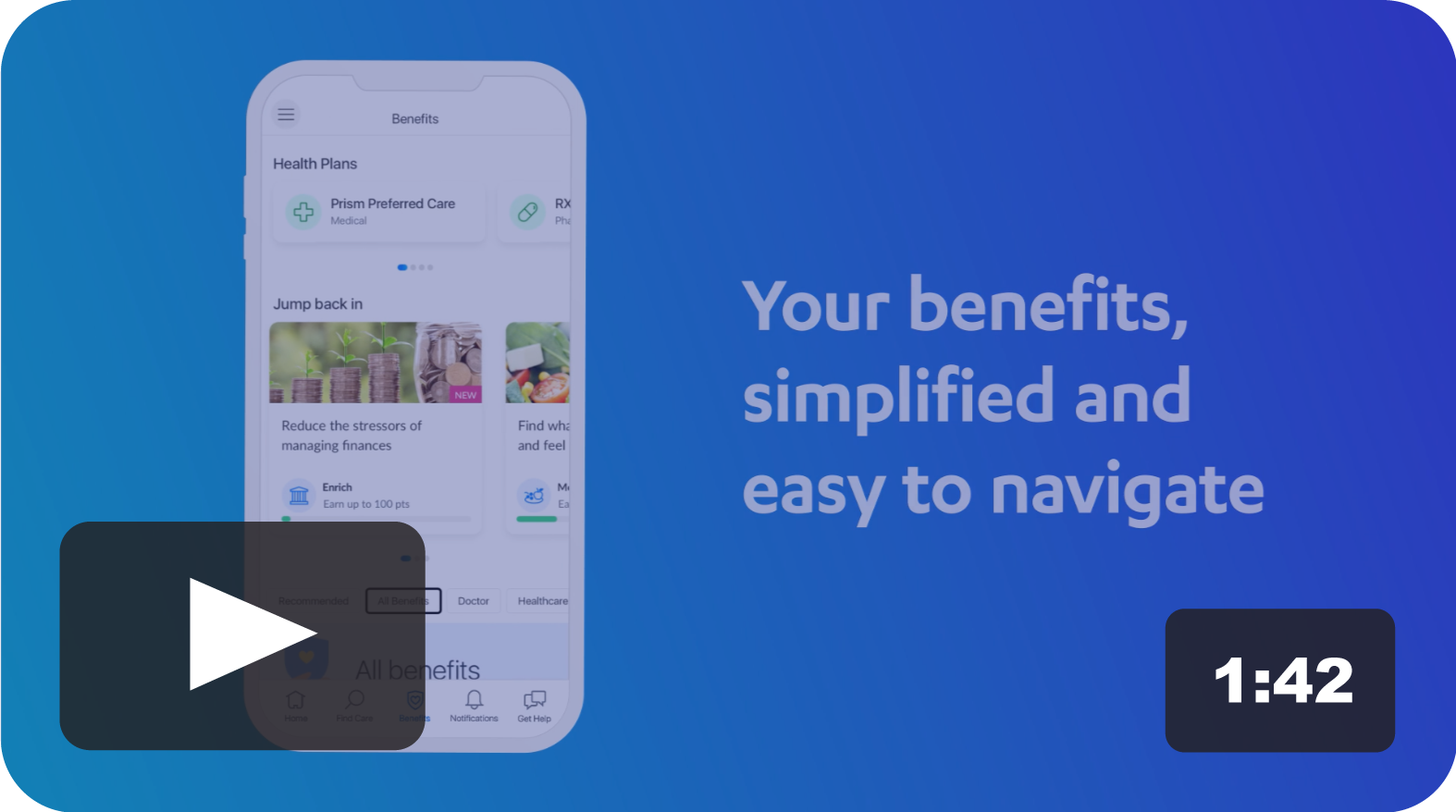 Understanding benefits in castlight video preview
