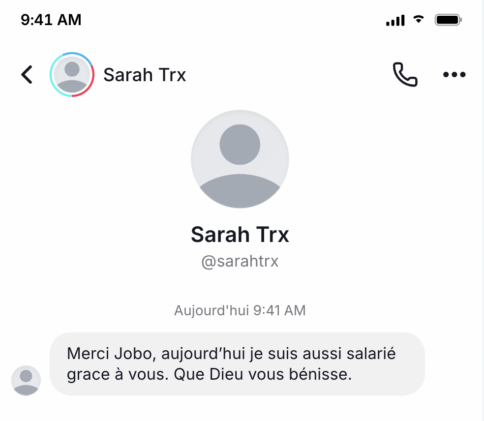 Témoignage Sarah