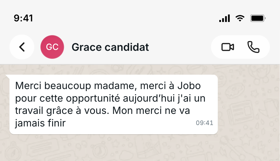 Témoignage Grace