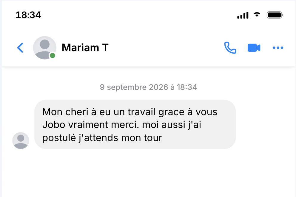 Témoignage Mariam