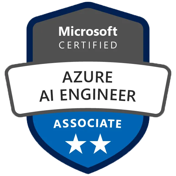 Microsoft Azure AI Engineer Associate Certification Logo