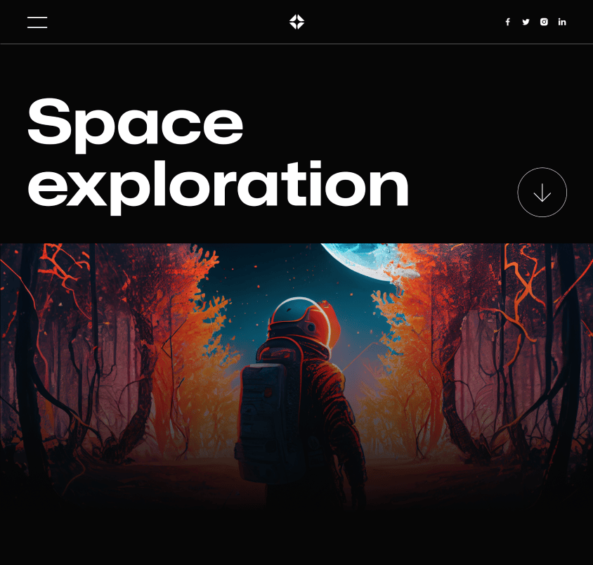 Illustrator X - Portfolio Single Page - Darkmode Portfolio Webflow Template