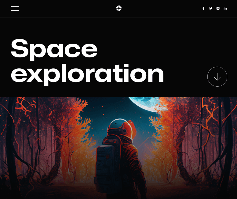 Illustrator X - Portfolio Single Page - Darkmode Portfolio Webflow Template