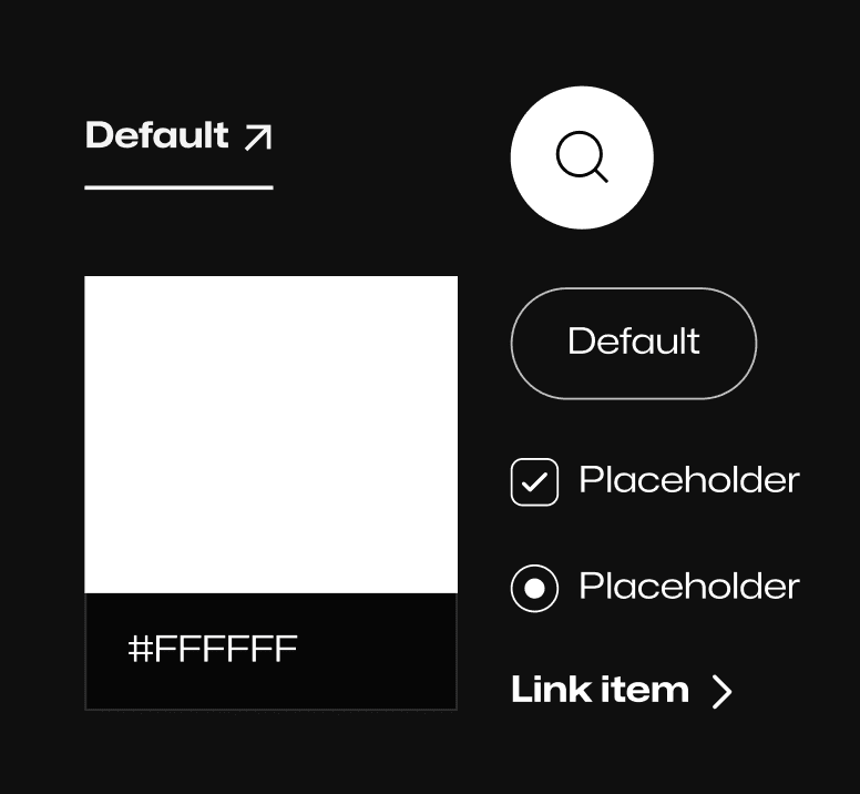 Illustrator X - 25 Styles And Symbols Included - Darkmode Portfolio Webflow Template