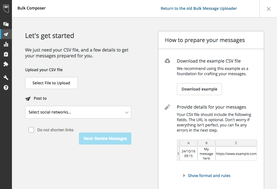 getting started on Hootsuite