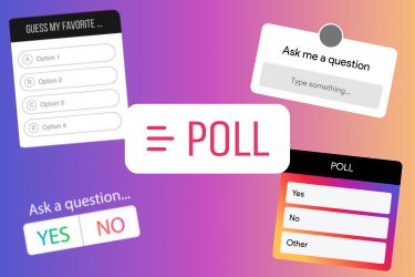 Instagram Polls, quizzes, etc. Functions