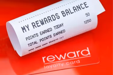 Reward Balance receipt