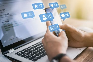 Person engaging with people