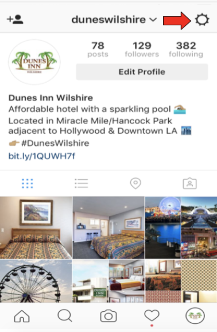 Dunes Inn Wilshire Instagram