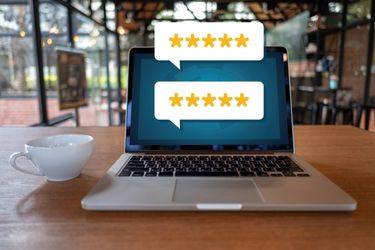 Reviews in a laptop
