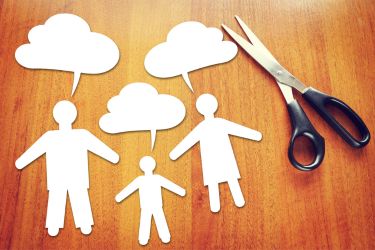 Paper cut images - Different mindset concept