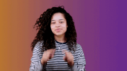person drawing a heart gif