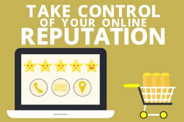 Take control of your online reputation graphic
